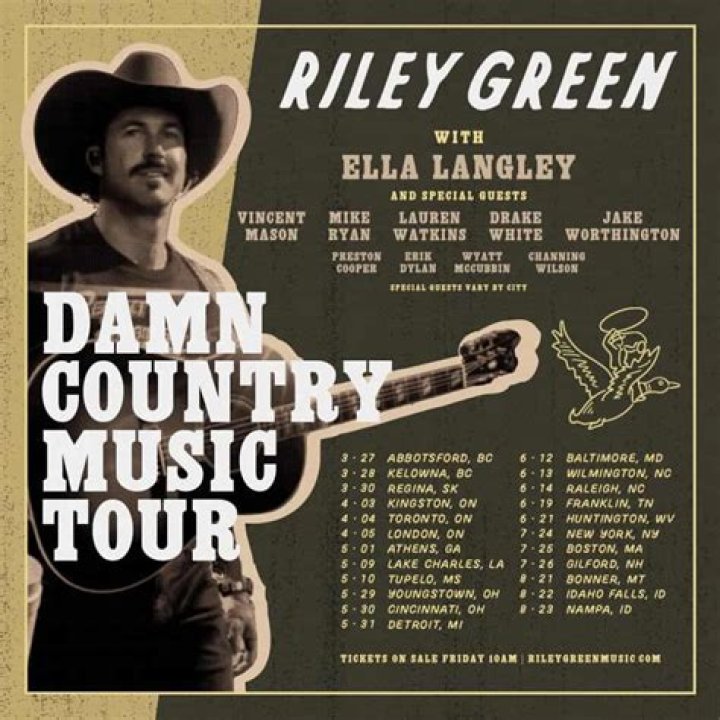 Discover Riley Green: Music, Tours, and the Heart of Country